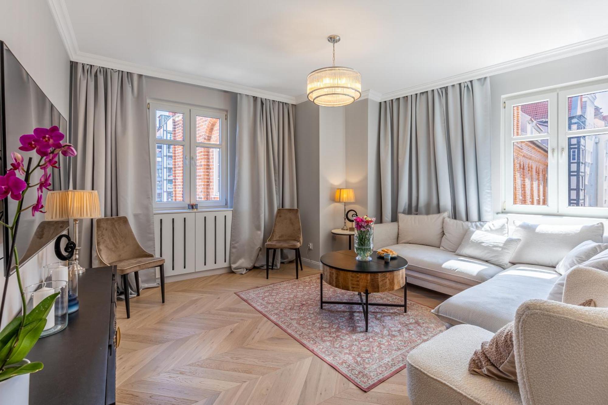 Stylowy Apartament W Sercu Starowki Z Widokiem Na Motlawe Γκντανσκ Εξωτερικό φωτογραφία